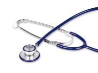 Stethoscope trad tete double - y bleu
