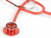 Stethoscope de couleur trad t?te double - rouge