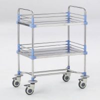 Chariot en acier inoxydable pour electromenagers (2dechs)